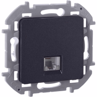 INSPIRIA Розетка телефонная RJ11 антрацит