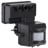 Motion Sensor DD 019 black , max. loading 1100W, observation angle 120degree, Lampe 12m, IP44, IEK