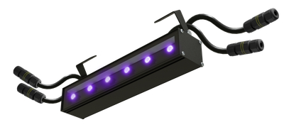 Светильник L-line 300/7/Д/RGBW/OPL/B/24DC IP67 RAL9005 Муар DMX LEDEL