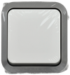 TORS Выключатель кнопочный 10А IP55 TS210 серо-белый IEK1