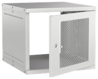 Шкаф настенный 19" 9U 600х650мм перфорированная дверь серый GENERICA