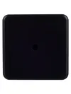 Коробка распаячная КМ для открытой проводки 75х75х28мм (6 клемм 6мм2) черная (RAL 9005) IEK1