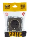 BRITE Socket with ground without shutters 16A PC11-1-0-BrCh champagne IEK6