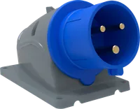 Flush socket SSI-523 32A-6h/200-250V 2P+PE IP44 MAGNUM IEK