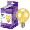 Лампа светодиодная G95 шар золото 6Вт 230В 2700К E27 серия 360° IEK0
