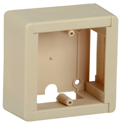 ELECOR Коробка универсальная КМКУ 88х88х44мм слоновая кость IEK