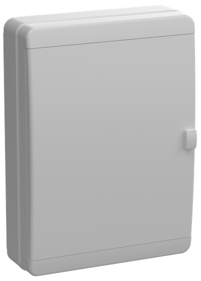 TEKFOR Корпус пластиковый КМПн-54 IP65 серая непрозрачная дверь IEK