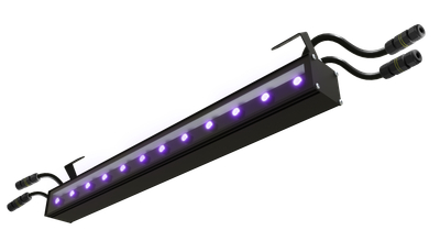 Светильник L-line 600/13/Д/RGBW/OPL/B/230AC IP67 RAL9005 Муар DMX LEDEL