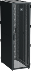 ITK by ZPAS Шкаф серверный 19" 42U 600х1200мм одностворчатые перфорированные двери черный РФ1