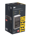 TEKFOR Корпус пластиковый КМПн-36 IP65 черная прозрачная дверь IEK1