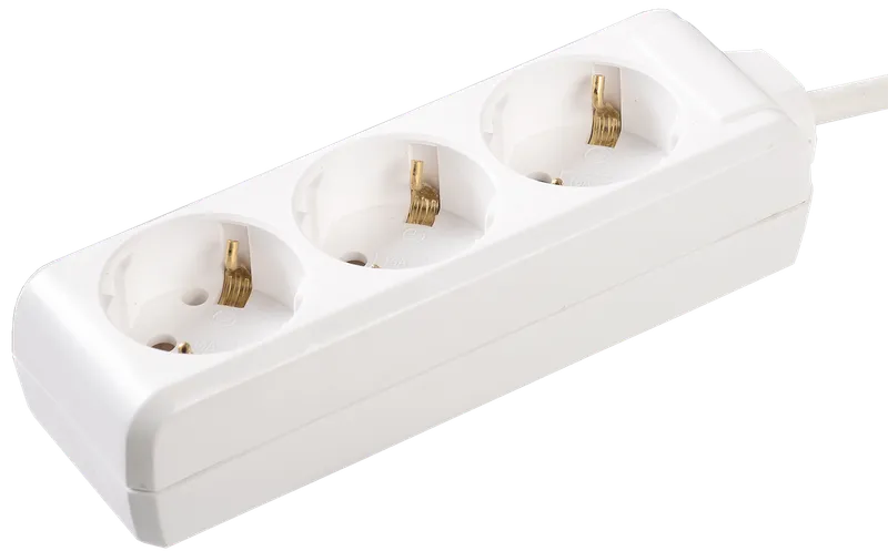 Extension cord U 03 3 sockets 2P+PE/3meters 3x1mm2 16A/250 IEK