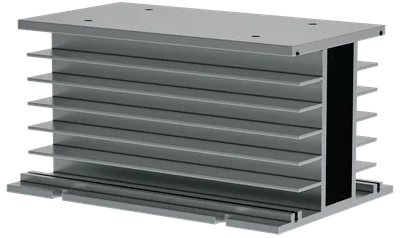 Радиаторы охлаждения RSS предназначены для создания дополнительного охлаждения твердотельных реле OSS. Использование радиаторов позволяет увеличить допустимый ток нагрузки.