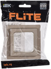 FLITE Рамка 1-местная IP55 Рпро-1-55-ФлЛ льняной IEK1