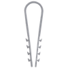 Дюбель-хомут 11х18мм для круглого кабеля нейлон серый (100шт/упак) GENERICA2
