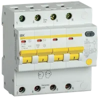 KARAT Differential circuit breaker AD14S 4P 20A 100mA type AC IEK