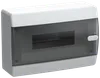 UNION Compact Корпус пластиковый ЩРН-П-12 IP41 черная прозрачная дверь IEK0