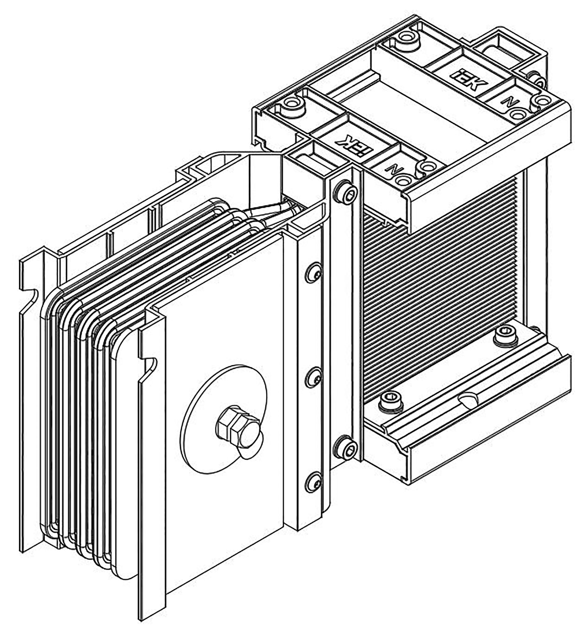 LINEBAR Секция концевая 1000А Al 3L+N+PER IP55 транспортировочная IEK (LB-1000A4-35-F-EC)
