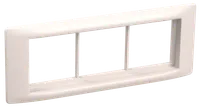 Рамка и суппорт на 6 модулей 60мм "ПРАЙМЕР" белый IEK