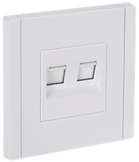 FORTE&PIANO Розетка компьютерная двойная RJ45 кат.5E FP233 белый IEK