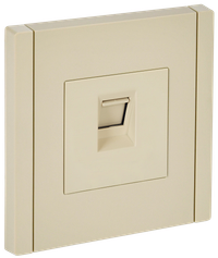 FORTE&PIANO Розетка компьютерная RJ45 кат.6 FP431 ваниль IEK