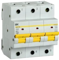 KARAT Automatic circuit breaker BA47-150 3P D 63A 15kA IEK