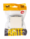 BRITE Выключатель 1-клавишный перекрестный 10А ВС10-1-3-БрКр бежевый IEK5