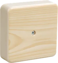 KM41212-04 pull box for surface installation 75x75x20 mm pine (6 terminal blocks 6mm2)