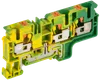 Колодка клеммная CP-MC-PEN заземляющая 3 вывода 10мм2 желто-зеленая IEK0