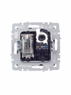 BRITE Розетка двойная TV+RJ45 кат.5E РТВ/РК12-БрС сталь IEK3