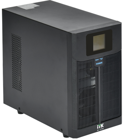 ITK ELECTRA LT ИБП однофазный линейно-интерактивный 2кВА/1,6кВт 3хSchuko LCD дисплей 48VDC без АКБ USB RJ45/11