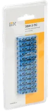 Screw-type terminal clips ZVI-3 1,0-2,5 mm2 2x12steam IEK blue 1