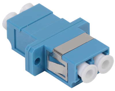 ITK Проходной адаптер LC-LC, для одномодового и многомодового кабеля (SM/MM), с полировкой UPC, двойного исполнения (Duplex)