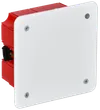 Коробка распаячная КМ41022 92х92x45мм для полых стен (с саморезами, пластиковые лапки, с крышкой) IEK0