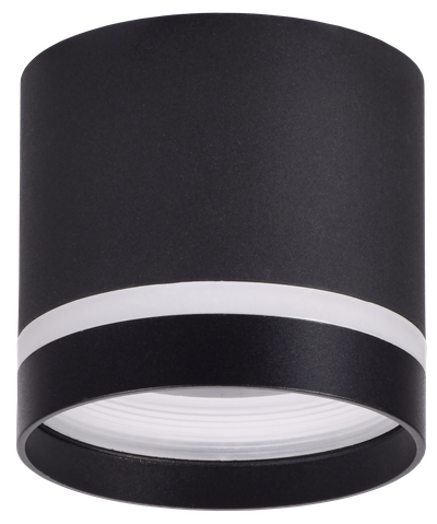 LIGHTING Светильник 4016 накладной потолочный под лампу GX53 черный IEK