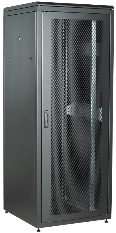 ITK LINEA N Шкаф сетевой 19" 33U 800х800мм перфорированная передняя дверь задняя металлическая черный