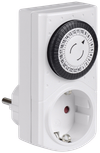 Розетка-таймер механический РТМ-1 30мин 24ч 48on/off 16А IP20 IEK0