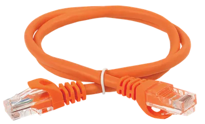 ITK Коммутационный шнур (патч-корд) кат.5E UTP LSZH 5м оранжевый