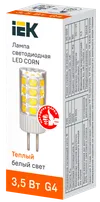 LED lamp CORN 3,5W 230V 3000K G4 IEK2