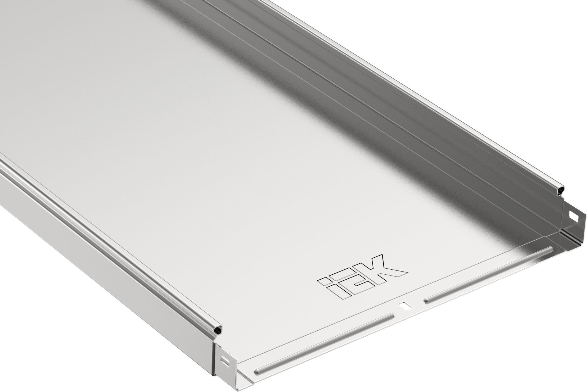 ESCA Лоток неперфорированный 50х300х3000 RAL 9016 IEK (CLNK10-050-300-3)