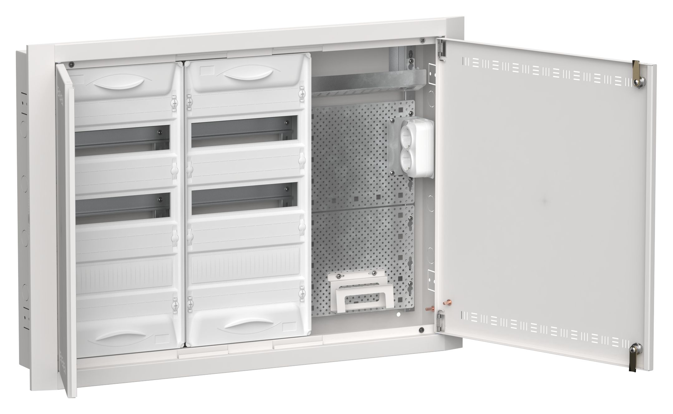 TITAN 5 Корпус комбинированный ЩРв-72 (3х36) 630х885х130мм IP30 белый IEK (TI5-51-V-3X036-30)