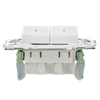 SKANDY Выключатель 2-клавишный с индикацией 10А SK-V09W арктический белый IEK5