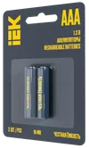 Аккумулятор GREEN Ni-MH AAA 1100мАч (2шт/блистер) IEK2