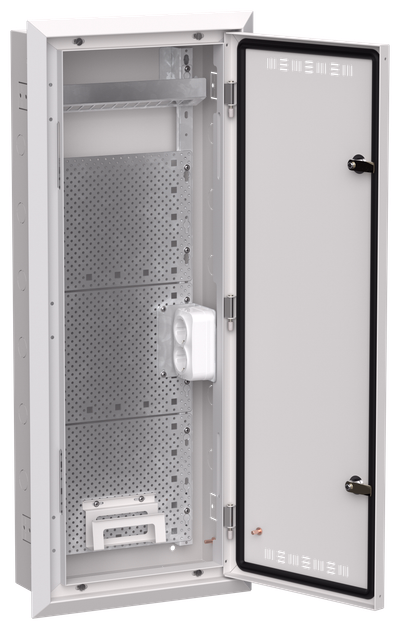 TITAN 5 Корпус мультимедиа ЩРв-60 (1х60) 880х365х130мм IP30 белый IEK