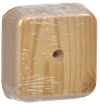 Коробка распаячная КМ41206-04 для открытой проводки 50х50х20мм сосна (4 клеммы 3мм2) IEK1