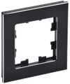 BRITE Рамка 1 -местная РУ-1-1-БрЧ металл черный IEK0
