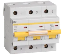 KARAT Automatic circuit breaker BA47-100 3P D 20A 10kA IEK