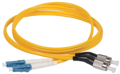 ITK Оптический коммутационный переходной шнур (патч-корд), для одномодового кабеля (SM), 9/125 (OS2), FC/UPC-LC/UPC, двойного исполнения (Duplex), LSZH, 3м