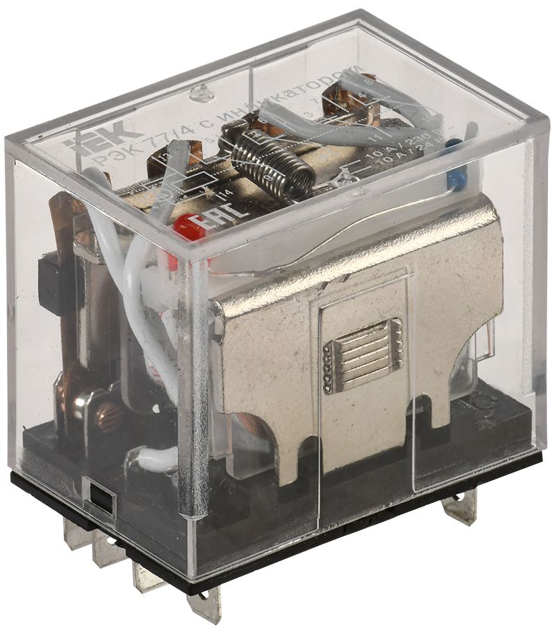 Реле РЭК77/4 с индикацией 10А 24В AC IEK