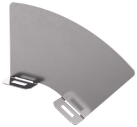 Dividing wall 80mm turning vertical external 45deg IEK