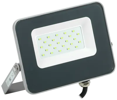 LED floodlight SDO 07-20G green IP65 gray IEK
